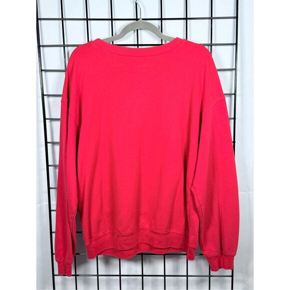 Vintage Disney Mickey And Friends Sweatshirt Womens XL (15-17) Red Character EUC - Picture 3 of 8